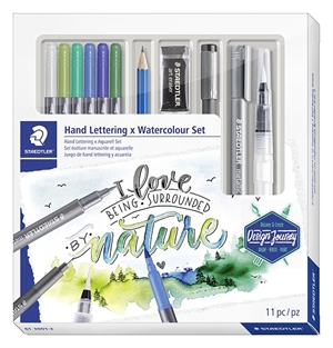 Staedtler Handlettering + watercolor set assortment (11)